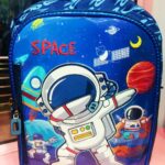 Esmi- *3d School Bag* Aprox 17" , Premium 3d quality, waterproof, 3 section, 2 side pocket, 1 front pocket & light weight. Cushioned Back handles. Frozen/ Space Price 490/-...