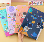 Esmi®- *BTS & Space Theme 6-grid file folder Student A4 test paper sorting folder*