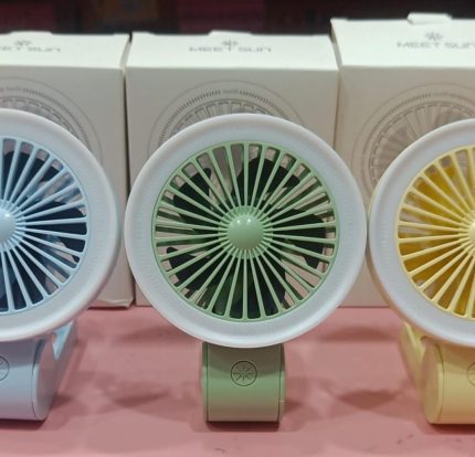 Esmi®- *Compact Foldable Led light (3 setting) Adjustable Fan*