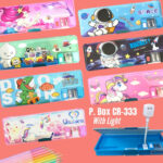 Esmi®- *Pencil box double side with detachable and Lamp with Sharpner*