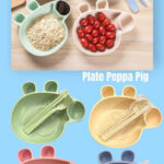 Esmi®- *Peppa/Minnie Wheatstraw Plates set*