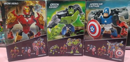 Esmi®- *Lego- Brick/ Blocks - Super Hero- 2 in 1*