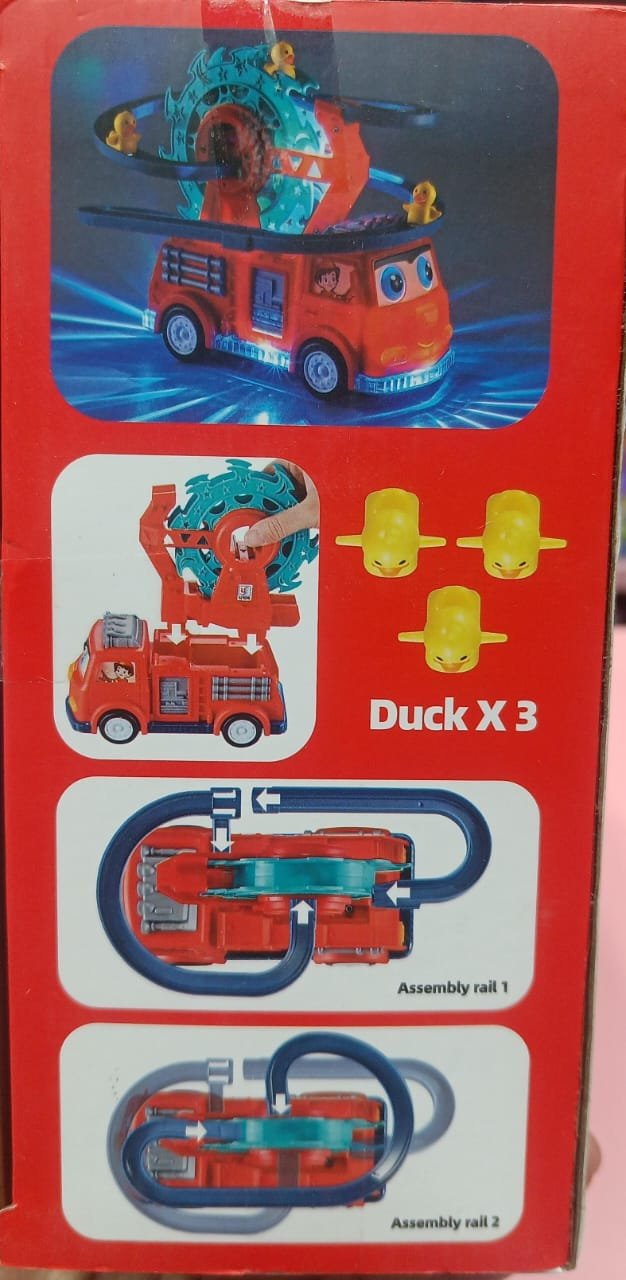 2025/11/1001861492.jpg Esmi® Fire Rail Car – Duck Swivel Slide Toy - Image 2