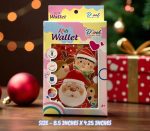 Esmi®- *Cute kids christmas Santa wallets*