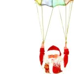 Esmi®- *Christmas- Parachute Santa - Musical & light toy*