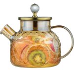 Esmi®- *Premium - Borosilicate Stove Glassware Teapot- Diamond Cut with Filter* - Image 2