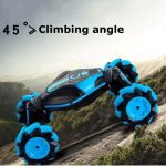 Esmi®- *🚗 Gesture Control Stunt Car – 4WD Transforming RC Car (Blue) - Controlled via watch & remote*