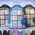 Esmi®- *🎒 Genie 18 Inch School Bag with Pouch Keychain – Floral*