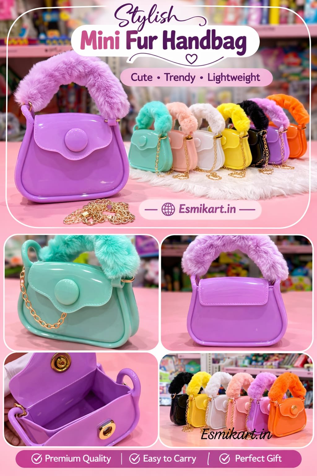 2026/03/1002422309.jpg Esmi®- ✨ Trendy Mini Fur Sling-Handbags ✨ - Image 1