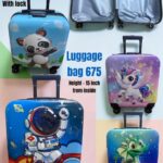 Esmi®- *3D Hardcase With lock Suitcase*