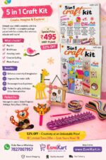 🎨✨ 5 in 1 Craft Kit for Kids✨🎨