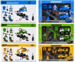 🚓🚧♻️ DIY Assembled Fun Sets – 3 Themes in 1! ♻️🚧🚓 - Image 2