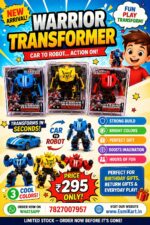 🤖✨ NEW ARRIVAL – Mini Transformer Warrior Toy ✨🤖