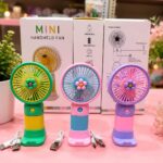 🌈 Mini Handheld Rechargeable Fan 🌈