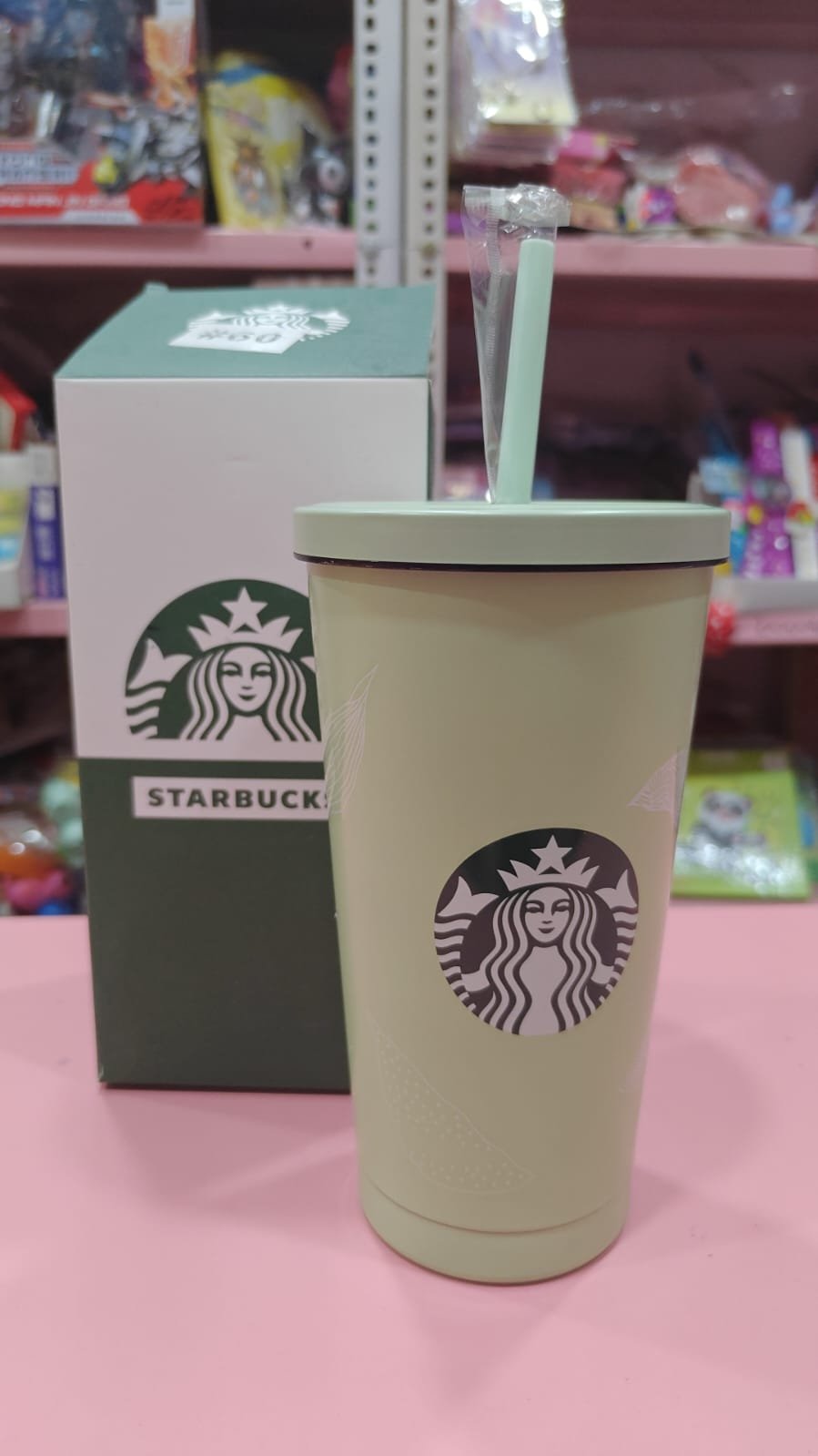 2026/05/1002614766.jpg Esmi®- *Starbucks Stainless Steel Sipper* - Image 1