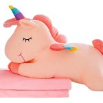 Esmi®- *Unicorn Plush Stuff Toy with Blanket*