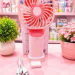 💖 Premium Mini Hand Fan – Pink Colour 💖