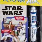 Esmi® - Pictionary Air Star Wars Family Drawing Game for Kids and Adults with R2-D2 Lightpen and Two Levels of Clues.
