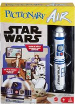 Esmi® - Pictionary Air Star Wars Family Drawing Game for Kids and Adults with R2-D2 Lightpen and Two Levels of Clues.