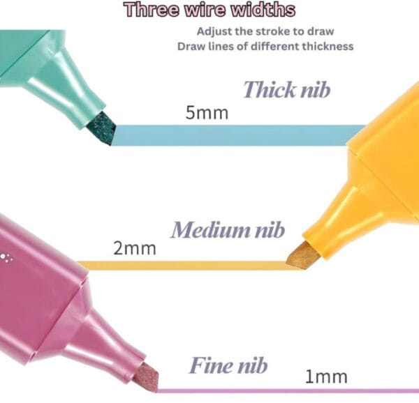 Esmi- *Glitter Highlighters* 6 pc set