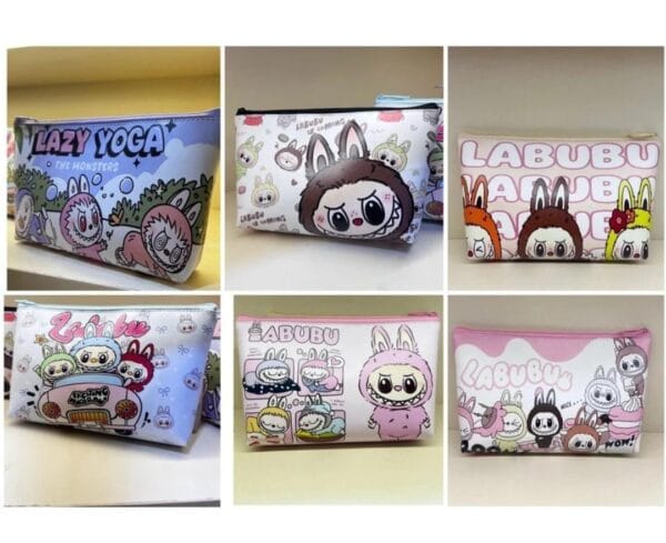 Esmi *LABUBU MULTIPURPOSE UTILITY & STATIONERY POUCHES FOR KIDS & ADULTS*