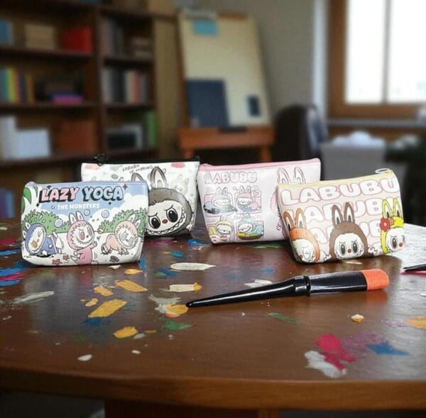 Esmi *LABUBU MULTIPURPOSE UTILITY & STATIONERY POUCHES FOR KIDS & ADULTS*