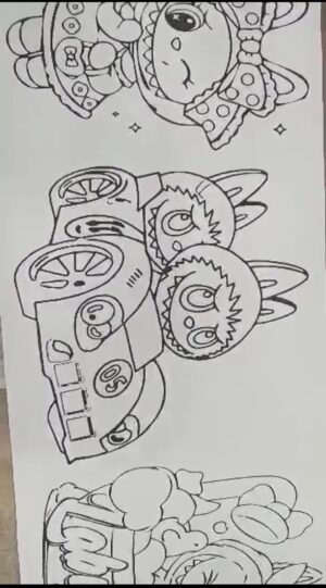 Esmi- *Labubu Coloring Roll pack*