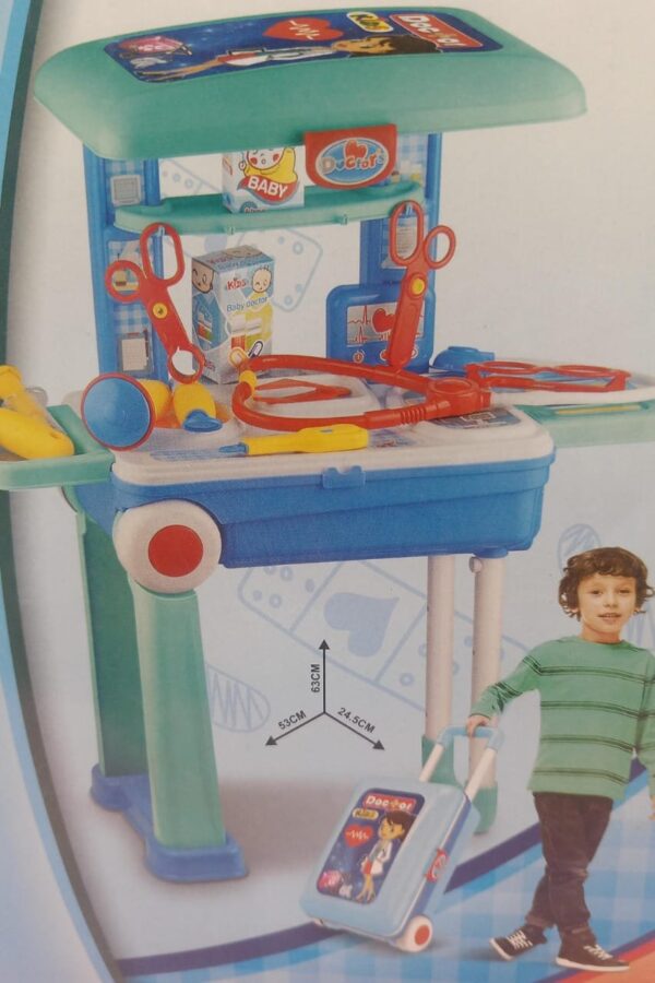1001392196.jpg Esmi- *Role Play Trolley Set - Box Packing - Big Size*
Theme
Kitchen Set
Doctor Set