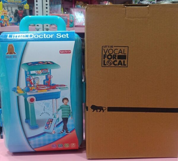 1001392201.jpg Esmi- *Role Play Trolley Set - Box Packing - Big Size*
Theme
Kitchen Set
Doctor Set