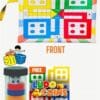 Esmi *Ludo/Snakes & Ladder A4 size Pouch*