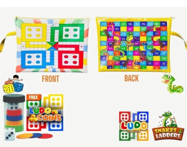 Esmi *Ludo/Snakes & Ladder A4 size Pouch*