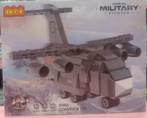 Esmi- *Cogo - Miltary Aerial fighter - Lego Set* - 258 pcs