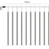 1001641094.jpg Esmi- Artificial Leaf Curtain Led String Lights with 8 Modes