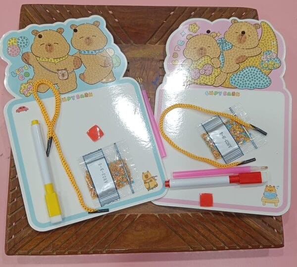 1001645557.jpg Esmi *White Wipe off Board & Diamond Art Kit*