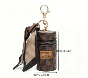 1001660186.jpg Esmi - Mini Lipstick Case with Keychain, Coin Pouch