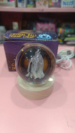 Esmi- *Crystal Lamp* - Ganesha & Radha Krishna