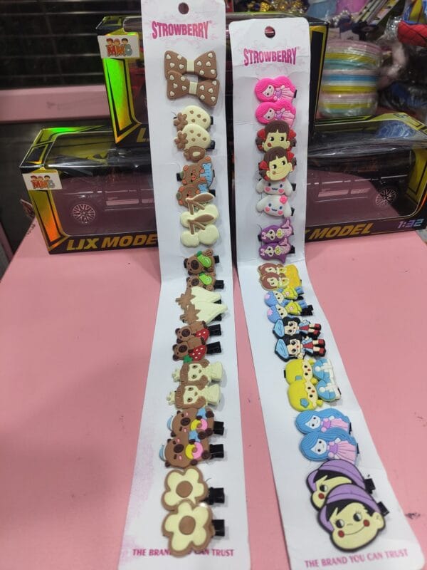 Esmi *Quirky Silicon Clips - Set of 10*