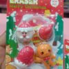 Esmi- *Christmas theme Eraser Set of 4 pc* - 2 Sets