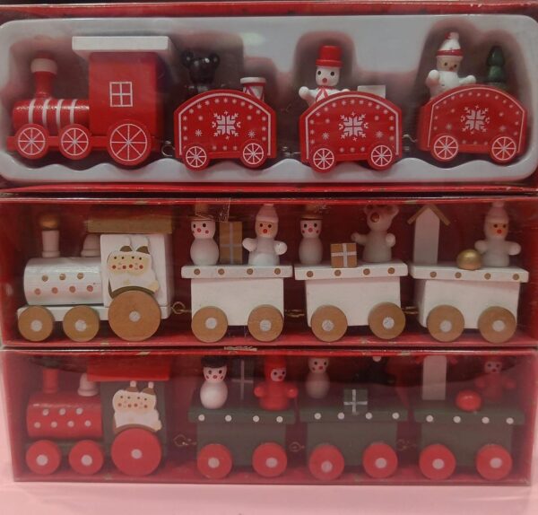 Esmi *Cute Wooden Christmas theme Train*
