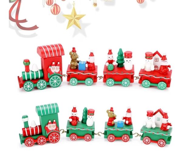 Esmi *Cute Wooden Christmas theme Train*