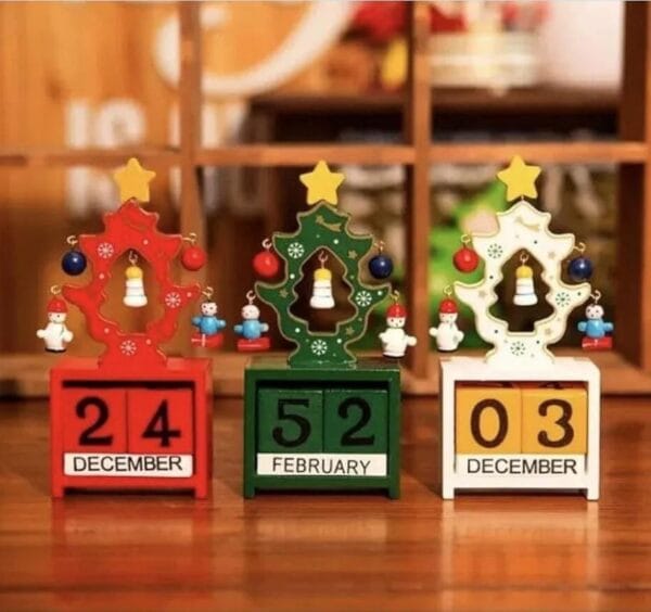 Esmi *Table Decor Christmas Tree Rubic cube Calendar*