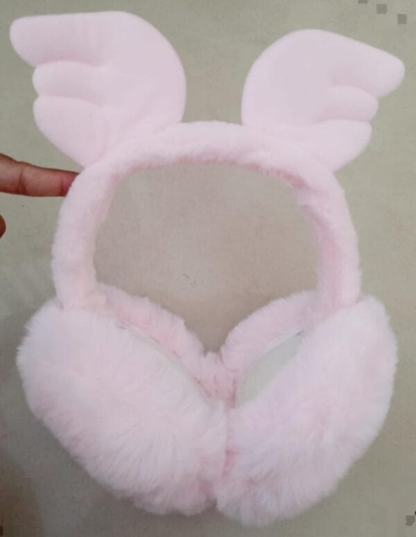 Esmi *Premium Quality Plush Furry Ear Muff - Wings*