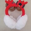 Esmi *Premium Quality Plush Furry Ear Muff - Christmas Theme with bell*
