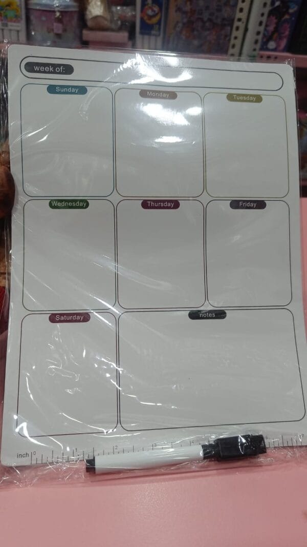 Esmi *Fridge Magnet Weekly Planner* - A4 size