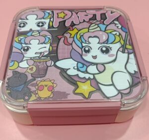 1001930802.jpg Esmi- *Lunch box 3 section* - Unicorn & Mermaid