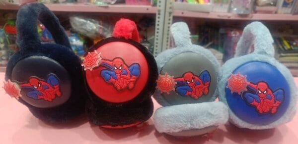 1001930865.jpg Esmi *Premium Quality Plush Furry Ear Muff - Spider with Fidget toy*