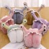 Esmi *Premium Quality Plush Furry Ear Muff - Googly Eyes*