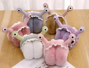 Esmi- *Premium Quality Plush Furry Ear Muff - Googly Eyes*