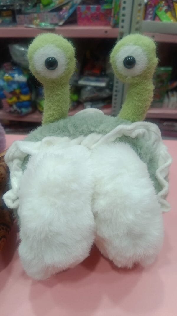Esmi *Premium Quality Plush Furry Ear Muff - Googly Eyes*