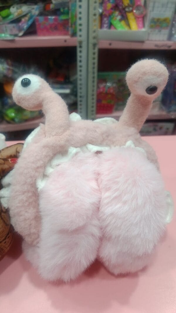 Esmi *Premium Quality Plush Furry Ear Muff - Googly Eyes*